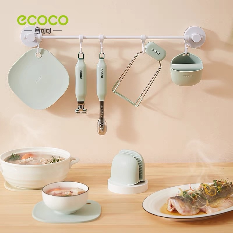 Kẹp Bát Đĩa Chống Bỏng ECOCO , Bộ Kẹp Gắp Thức Ăn Rau Củ Hấp, Kẹp Bát Giữ Nhiệt, Miếng Đệm Lót Cầm Đồ, Dụng Cụ Nhà Bếp