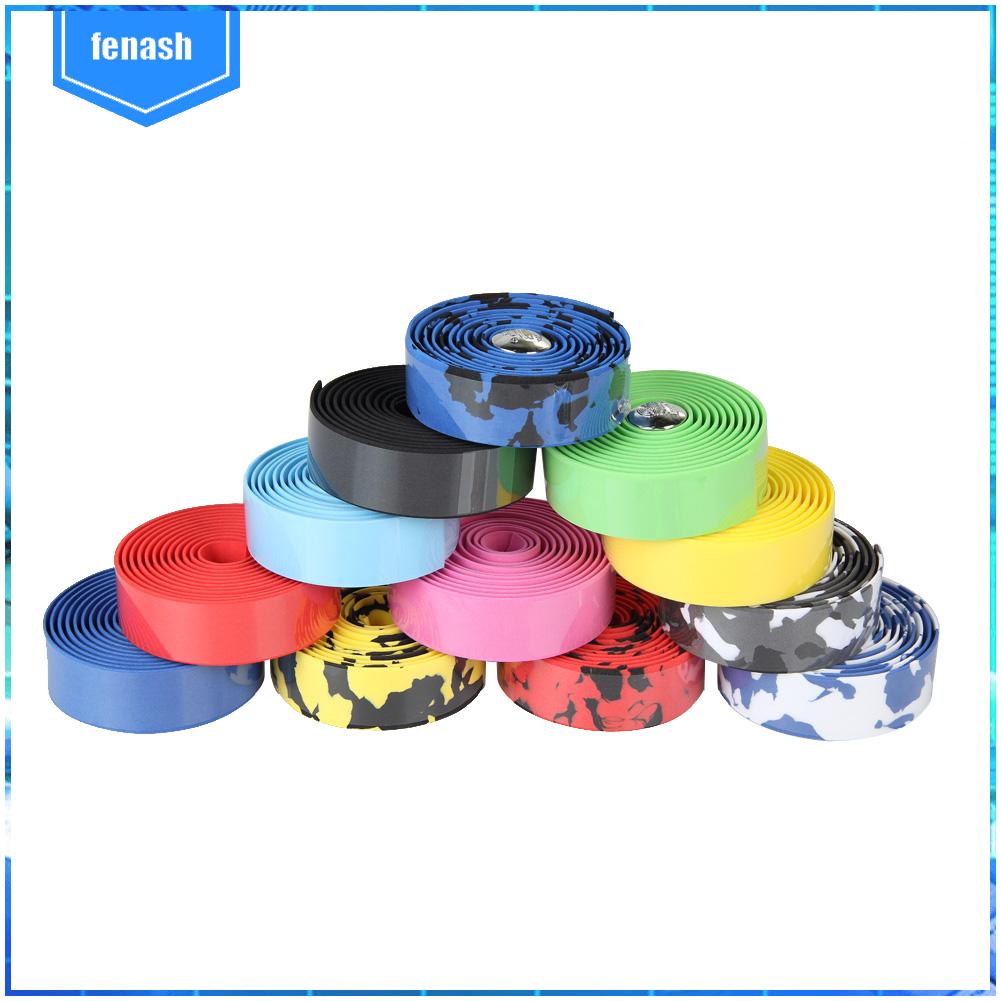 Fixed gear 2pcs road xe đạp tay lái băng tay cầm thanh tay cầm băng có đầu cắm cuối