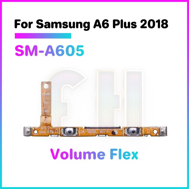 Nút âm lượng nguồn linh hoạt cho samsung galaxy a6 a8 a7 plus 2018 bật tắt phím tắt nút tắt tiếng ribbon flex cable