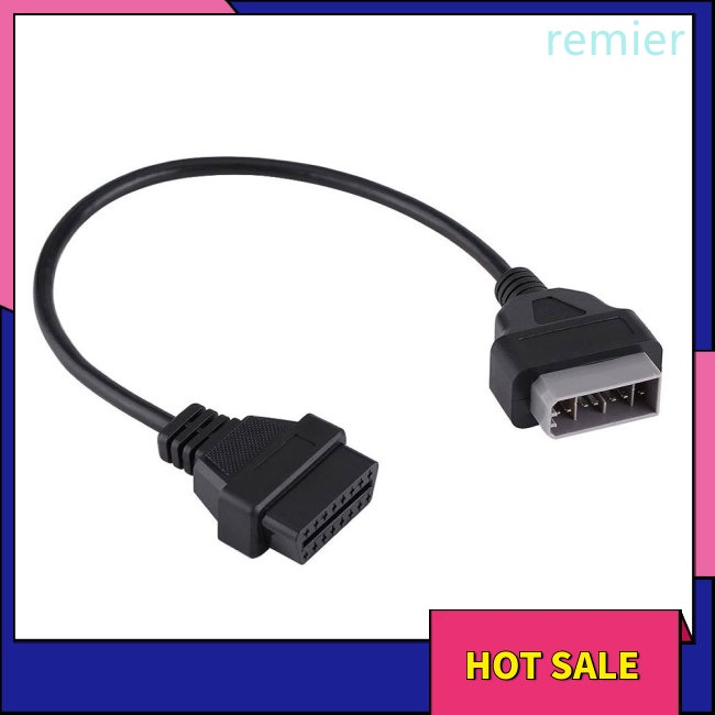 Dây vá mở rộng re 14 pin obd1 đến 16 pin cáp chuyển đổi đầu nối obd2 cho nissan