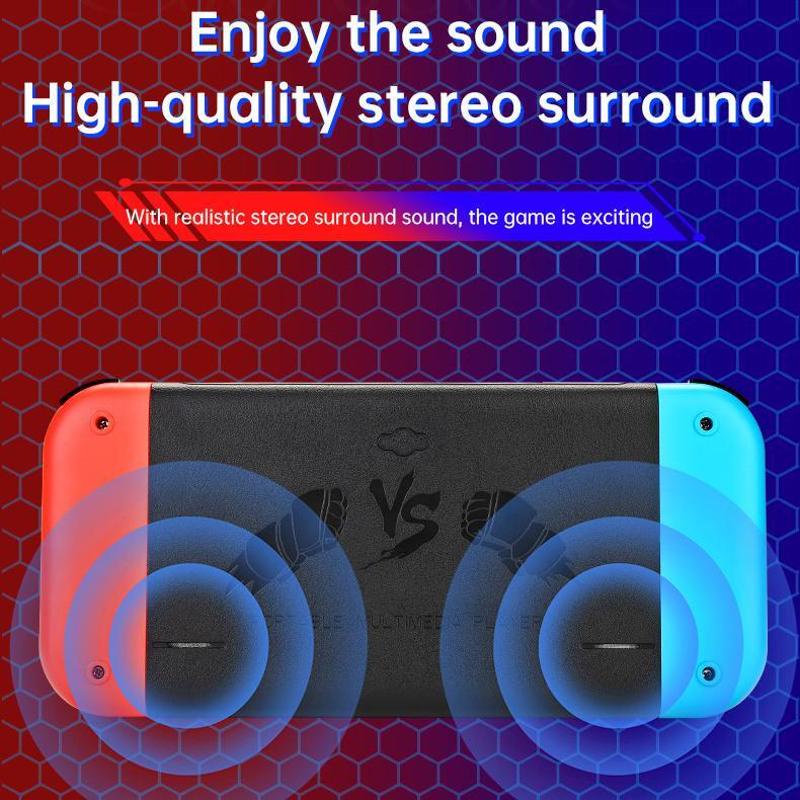 New x80 high-definition 7-inch large-screen handheld game console rocker arcade ps1 simulator hd high-definition output game console two people against ps handheld