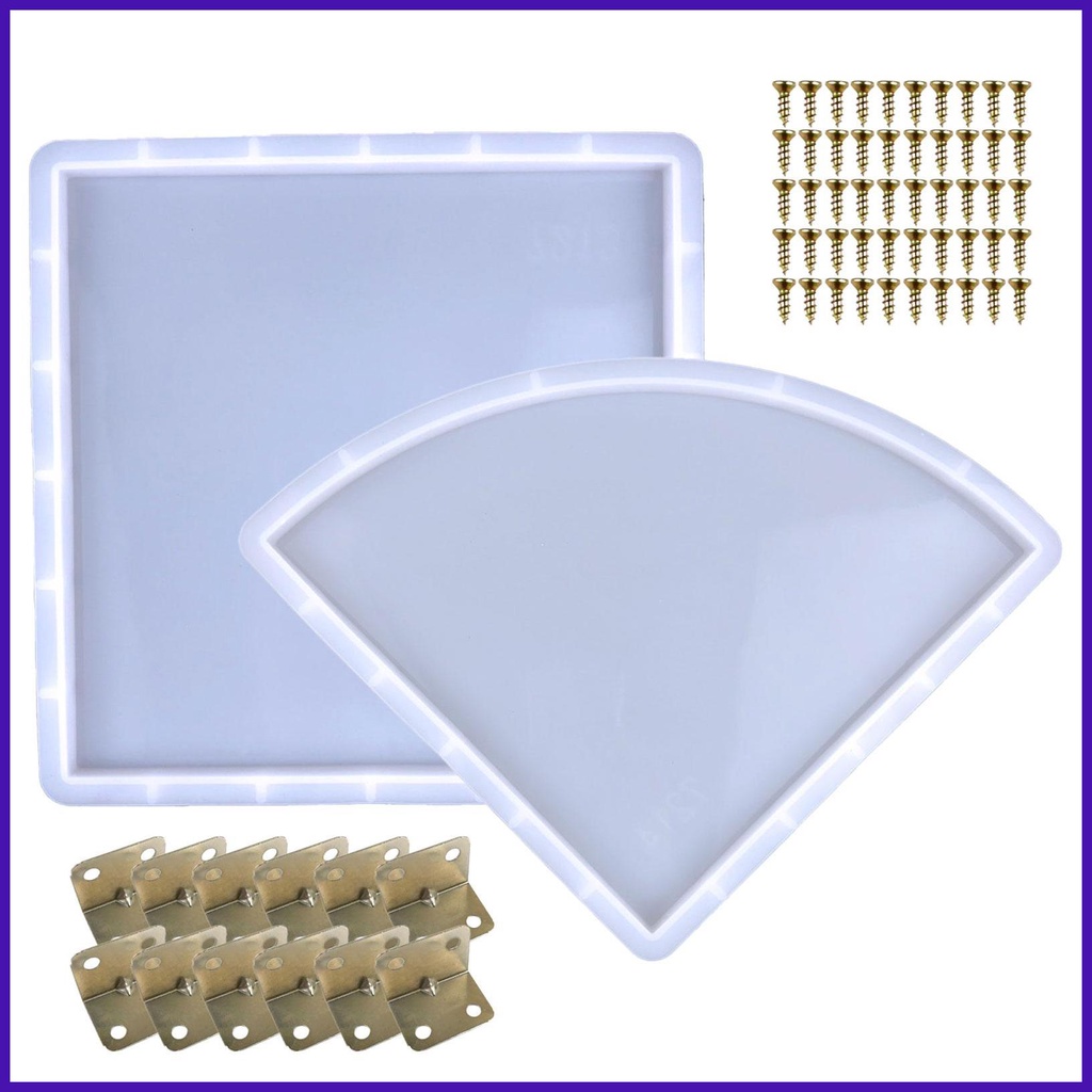 Tủ lưu trữ khuôn nhựa khuôn hình vuông kệ nổi epoxy silicone đúc khuôn cho gia đình 3d tự làm ateevn