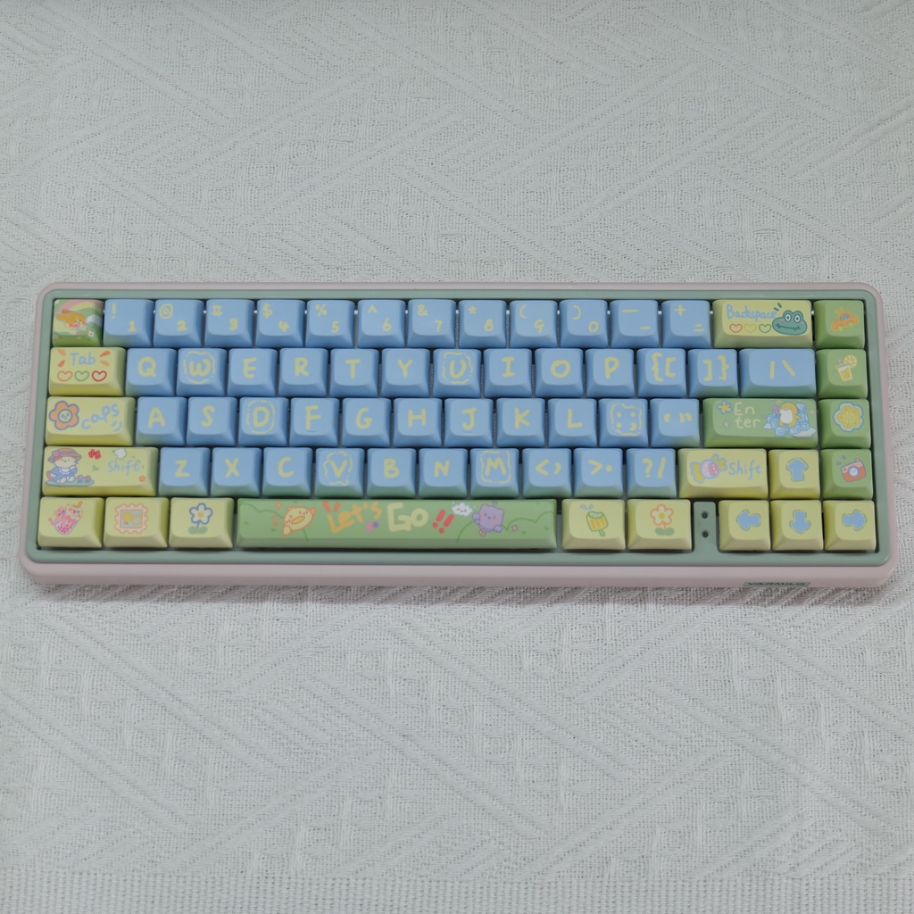 Picnic keycaps xda hồ sơ phim hoạt hình pbt thuốc nhuộm bàn phím cơ phụ keycap