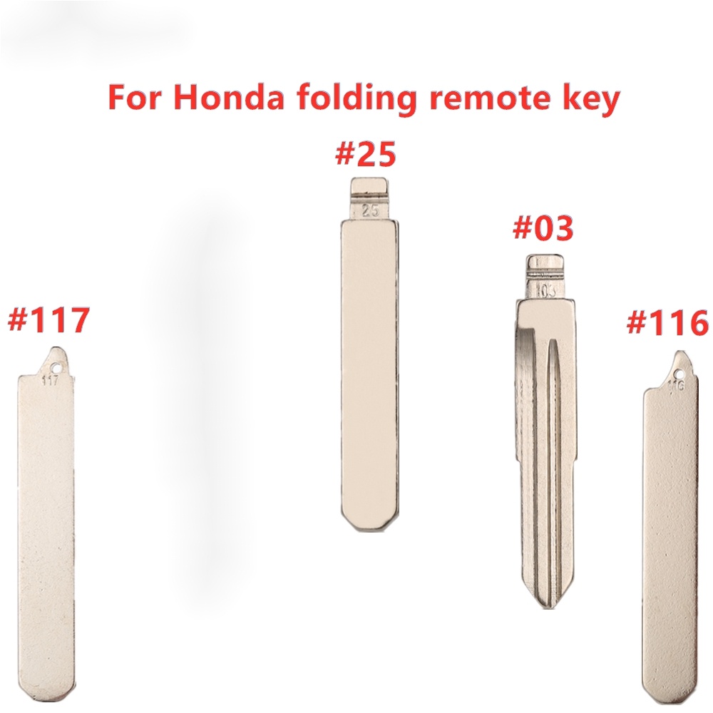 Chìa khóa trống cho honda accord tuning odyssey crider flip folding kd vvdi jmd car key blade #03 11 117 117(một mảnh)