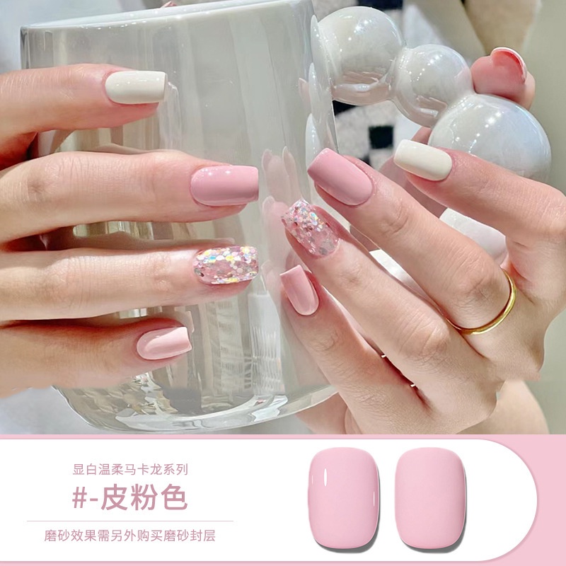 2023 gel dầu móng tay màu macaron mới bộ nâng cao móng tay dopamine màu phổ biến dành riêng cho cửa hàng làm móng