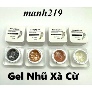 Gel nhũ xà cừ ẩn songqiao ẩn gel trang trí móng nail