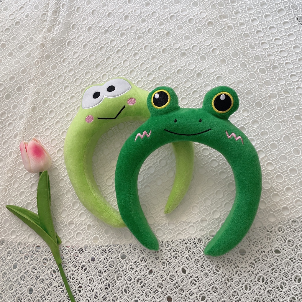 Băng Đô Cài Tóc Hình Thú Hoạt Hình Nhồi Bông Dễ Thương Phong Cách Hàn Quốc