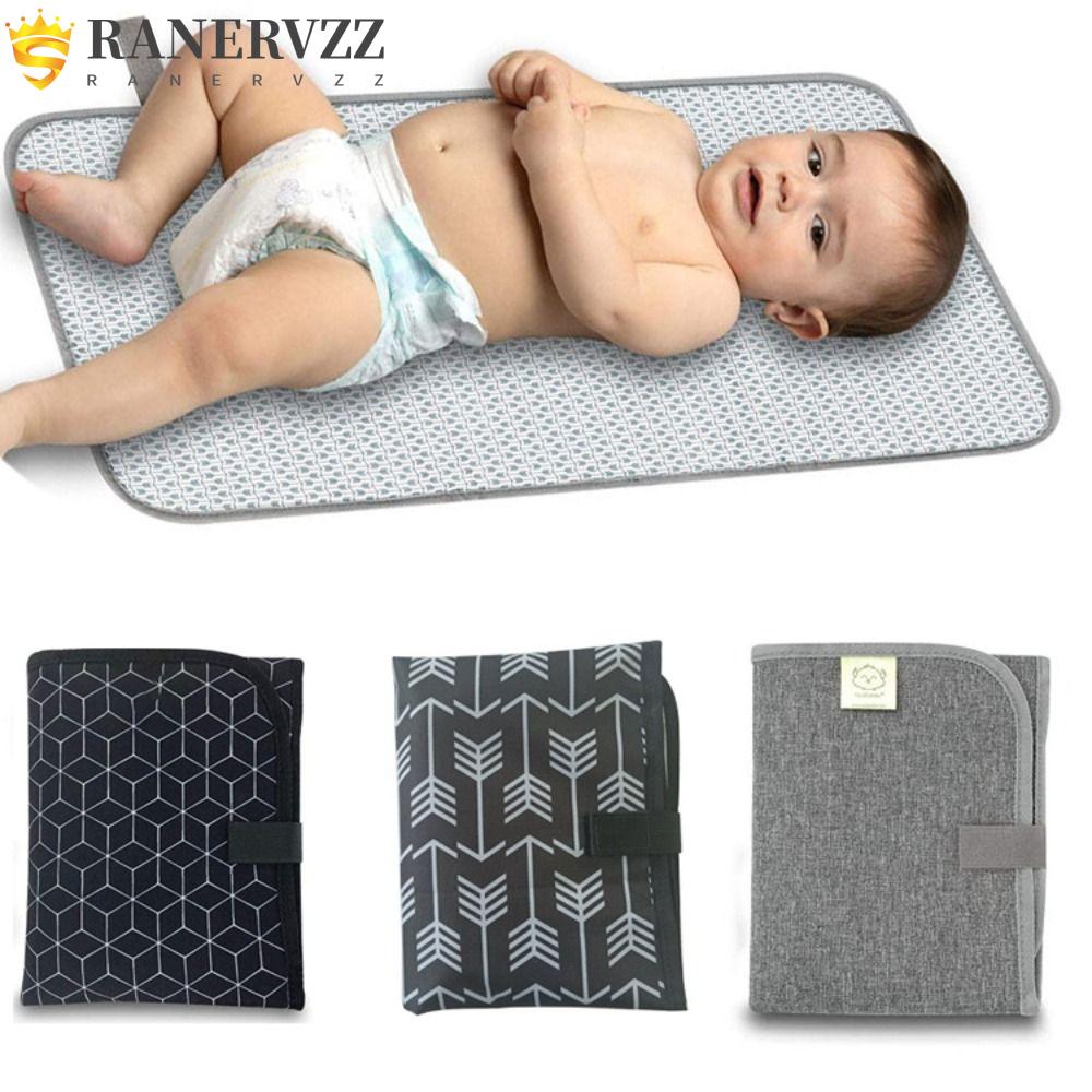 Tấm lót tã ranervzz, thảm thay đồ cho bé có thể gập lại, bàn thay đồ trẻ sơ sinh bền chống thấm nước chuyên nghiệp ngoài trời