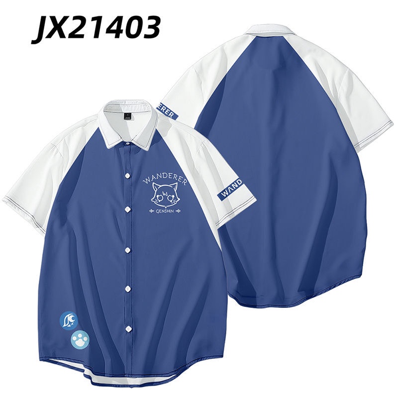 Genshin Áo Thun kimono Hóa Trang Nhân Vật haori Đáng Yêu