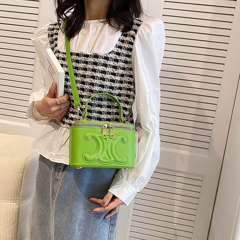 HASHIDUN  Thời trang nữ xách tay túi vuông nhỏ high-end túi mỹ phẩm phong cách phương tây