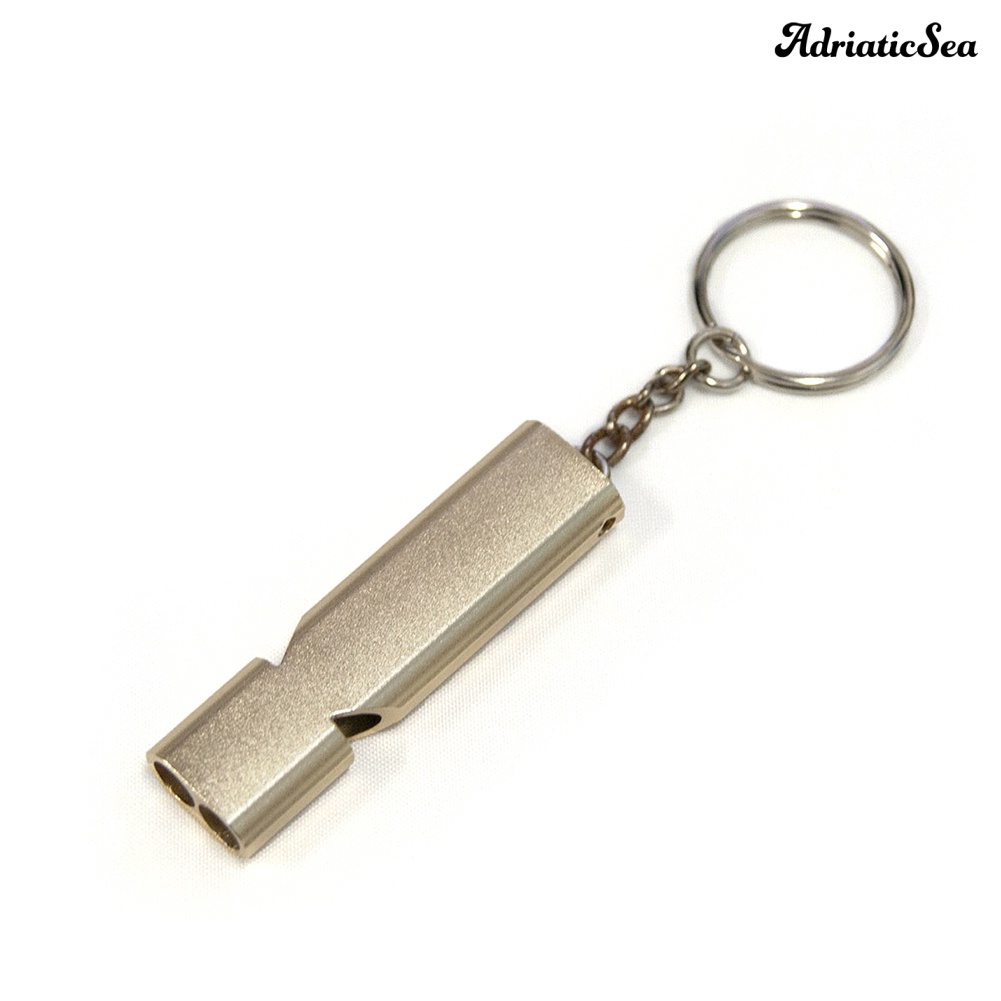 Ad-outdoor camping double tube high frequency survival whistle công cụ tự vệ