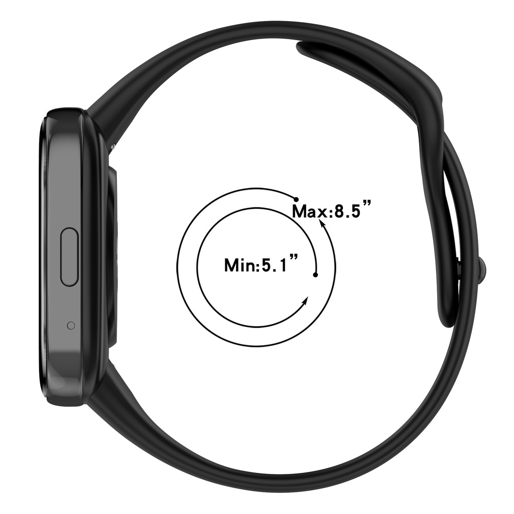 Dây đeo thay thế dây đeo bằng silicon mềm cho redmi watch 3 lite active wristband