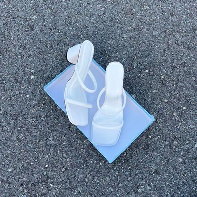 Giày cao gót 2 quai phồng đúp nhẹ cao 5 cm size 40-44