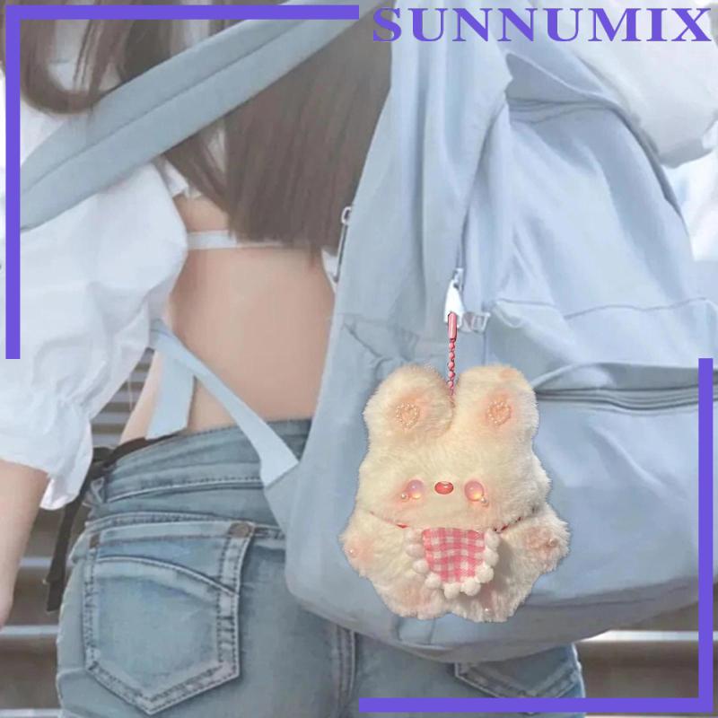 Diy bib rabbit keychain dễ thương comfort squeak rabbit cho trang trí túi xách ngày lễ