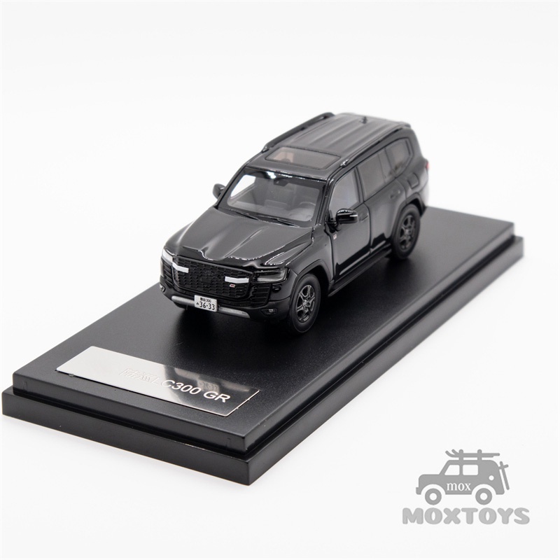 Lcd 1:64 land cruiser 300 gr-sport đen / vàng / xám / đỏ / trắng xe mô hình diecast