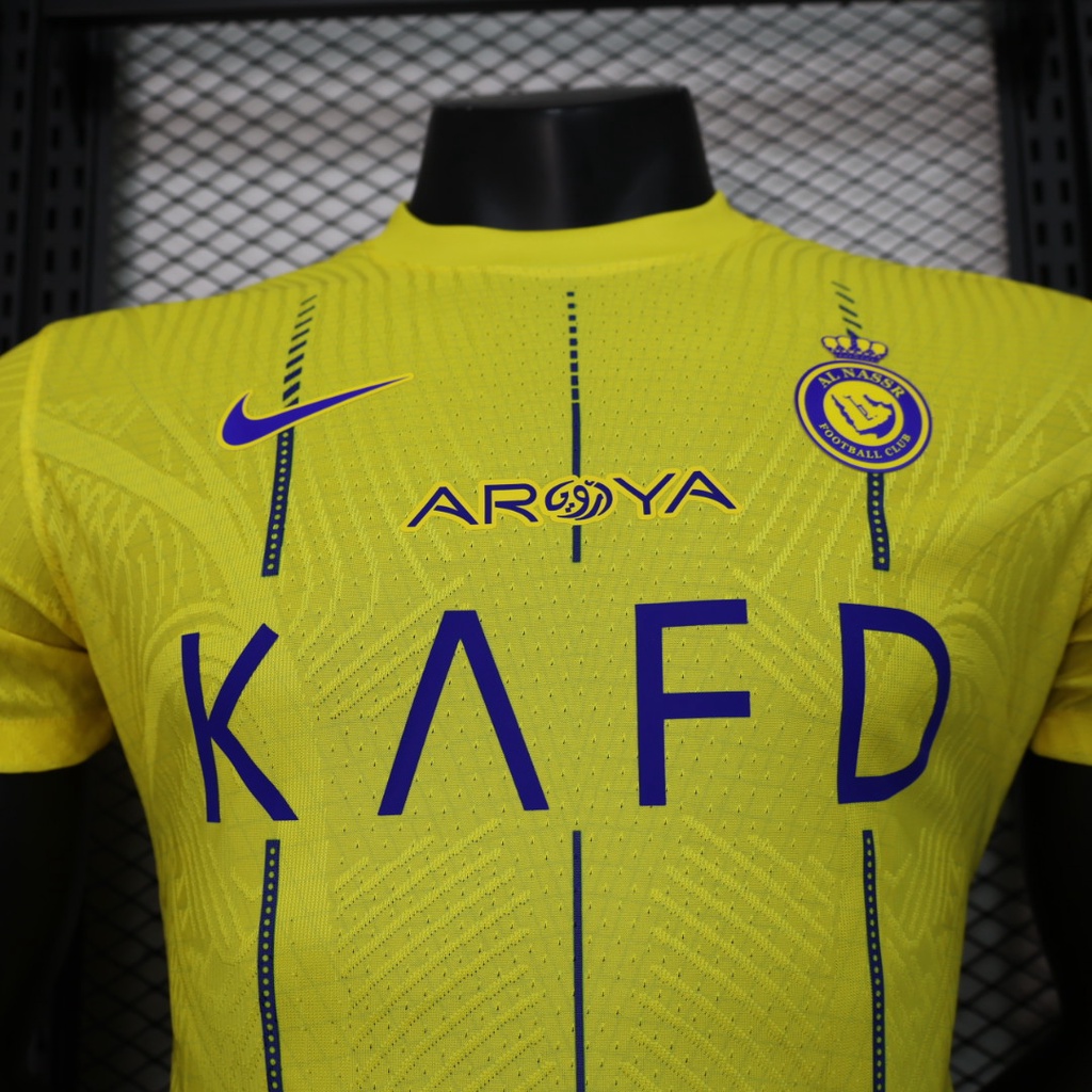 Áo Thun Bóng Đá Ngắn Tay Chất Lượng Cao al-nassr 2324