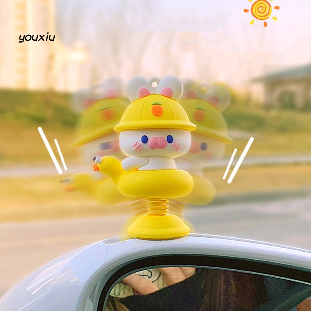 Yi * Động Vật Lắc Lư Dễ Thương Dùng Trang Trí Xe Hơi