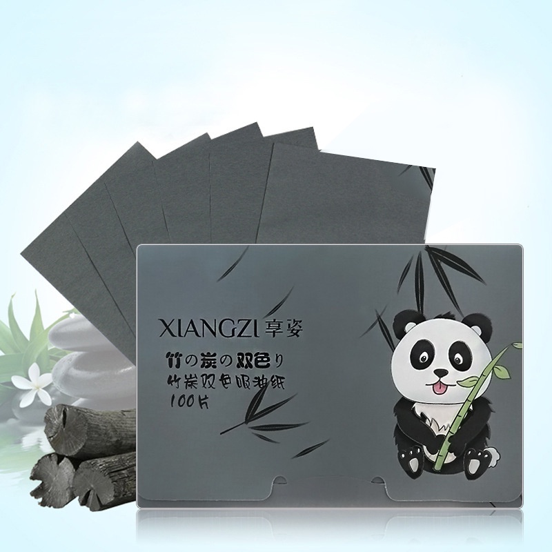 100 cái giấy hấp thụ dầu trên khuôn mặt giấy thấm dầu nhanh dễ dàng mang theo giấy thấm dầu