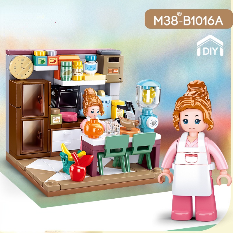 Bộ Đồ Chơi Lắp Ráp Mô Hình 1016 Mini Bằng Tay Cho Bé