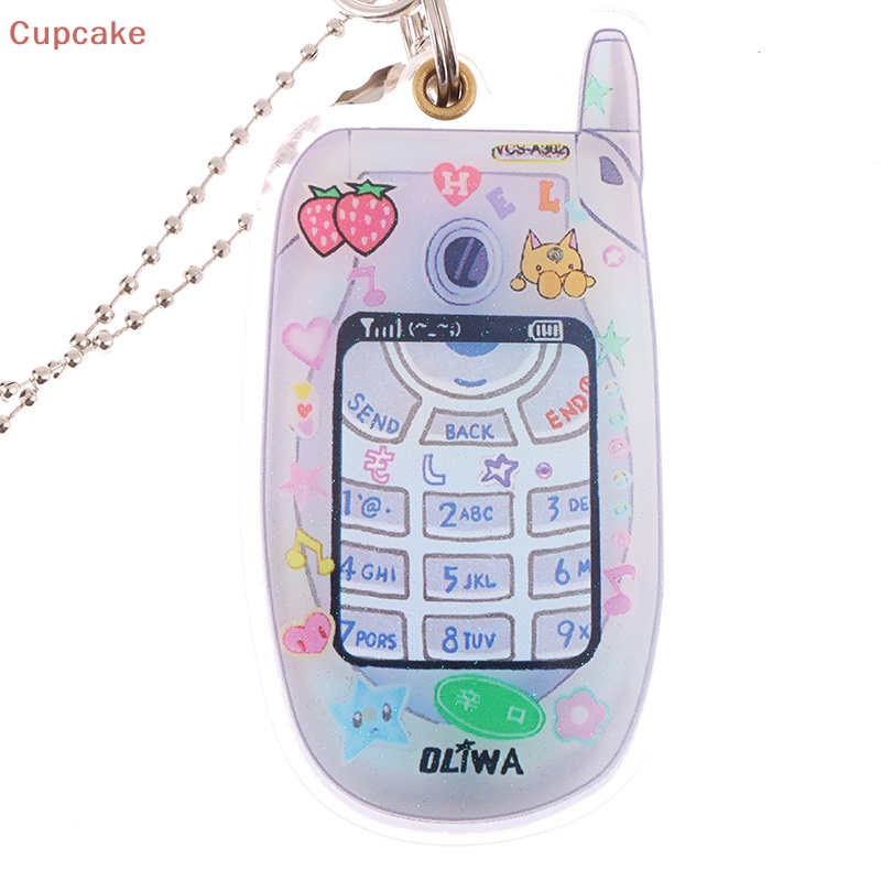 [cke] Móc khóa điện thoại di động mini y2k khung ảnh thần tượng cô gái sáng tạo harajuku móc chìa khóa cho túi xe hơi quà tặng độc đáo bạn bè erw