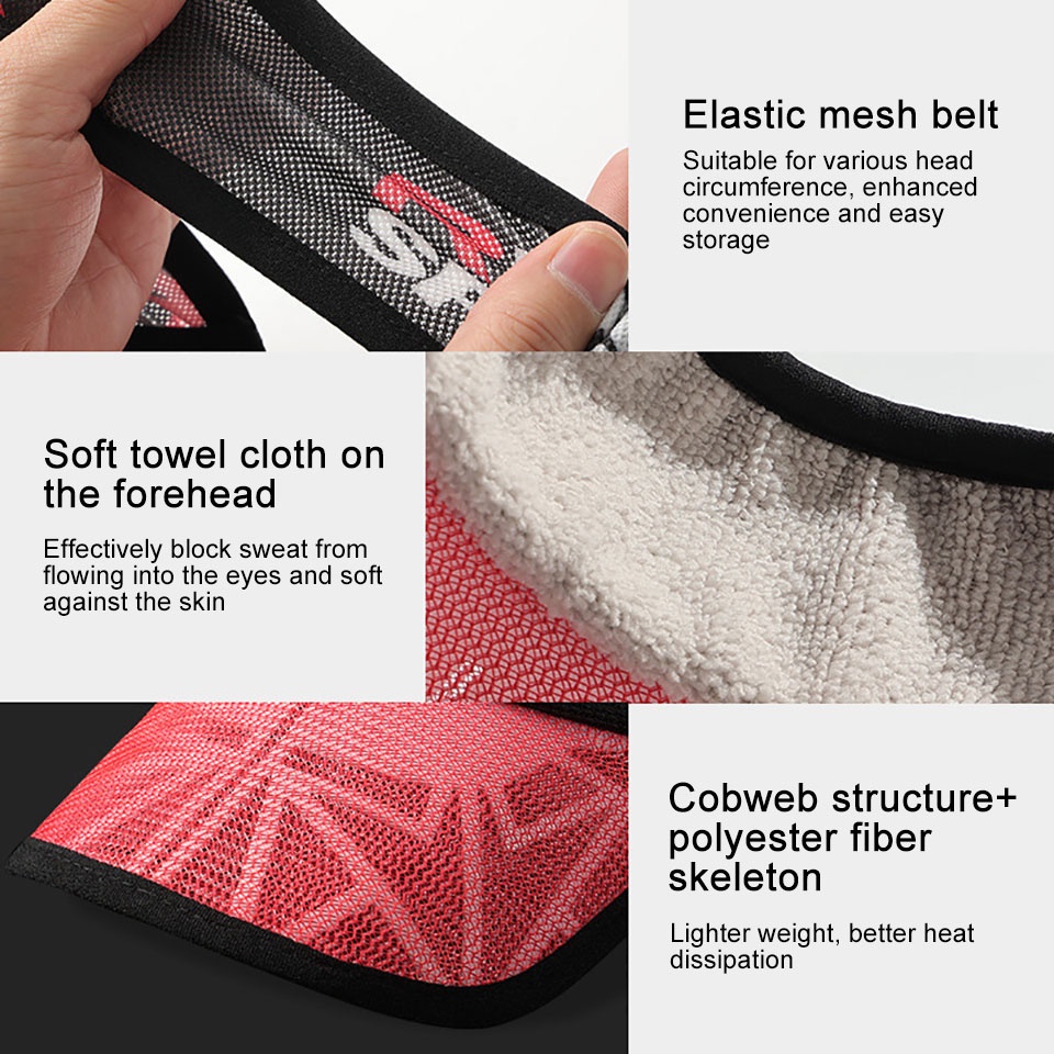 Nofoxo upf50 + mũ che nắng mùa hè đi xe đạp thể thao ngoài trời mũ rỗng trên đầu thấm hút mồ hôi nhanh-khô thoáng khí mũ nón nhẹ