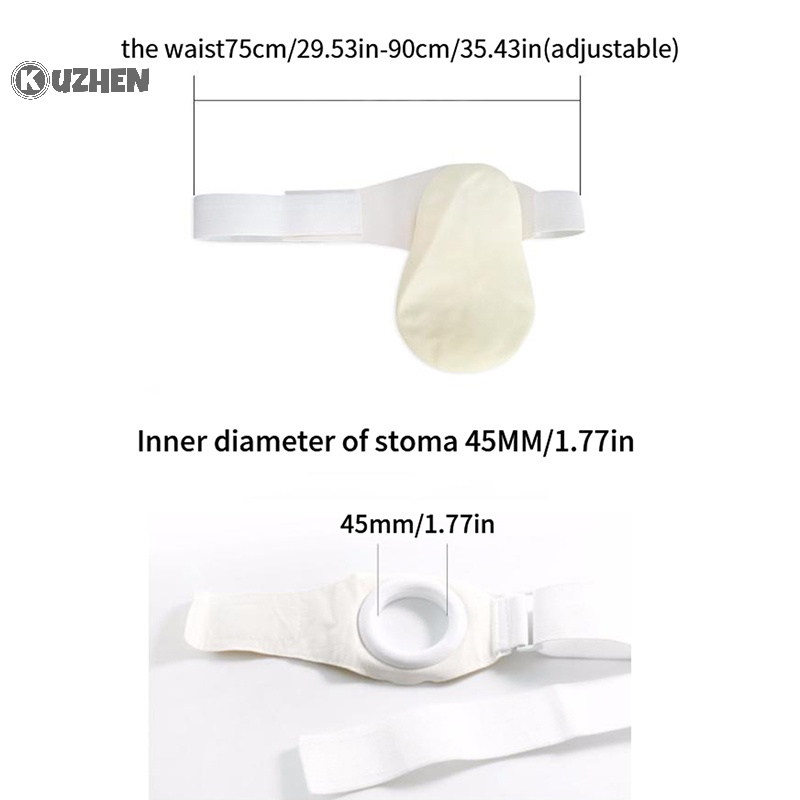 Kuzhen Túi Silicon Thoát Nước ostomy Có Thể Thoát Nước Sau Túi colostomy