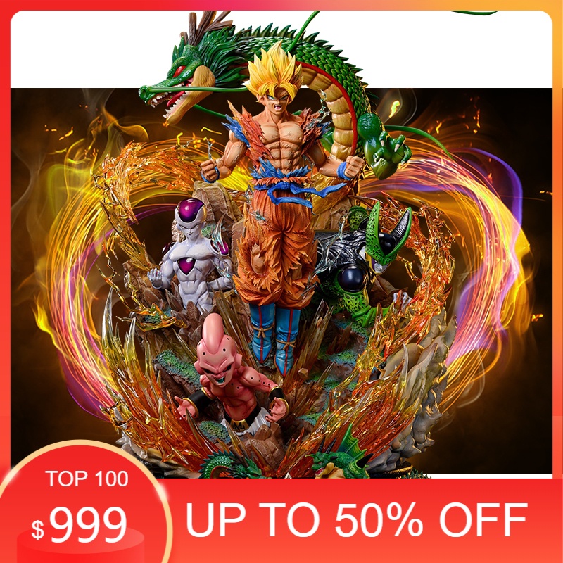Mô hình dragon ball Goku Cell Frieza Buu Super Saiyan  dragonball Figure trang trí Anime Game Figure