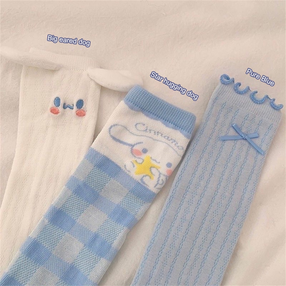 Kawaii Vớ Hoạt Hình Sanrio Vớ Mỏng Nhật Bản Vớ Thấm Mồ Hôi Thoải Mái Học Sinh Dễ Thương Mặc Ấm Cô Gái Anime Quà Tặng CHÚNG TÔI