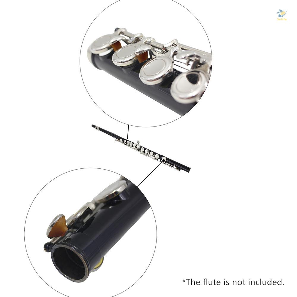 3elife professional flute repair maintenance tool kit shafts+screws+gaskets+pads+dowels+reed musical instrument