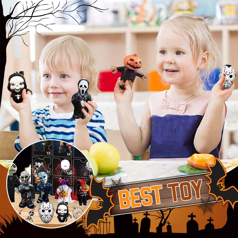 24-hour Halloween Countdown Calendar Blind Box A/B/C Collection Blind Box Gift