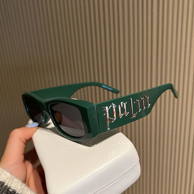 Candy color letter kính râm của phụ nữ châu âu và mỹ kính nam punk ngoài trời che nắng cho bé trai kính râm