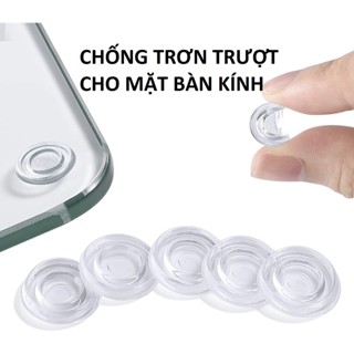 Kê Kính Mặt Bàn Kính Đệm Silicon Lót Giữa Kính Và Mặt Bàn Chống Xê Dịch, Trơn Trượt Mặt Kính