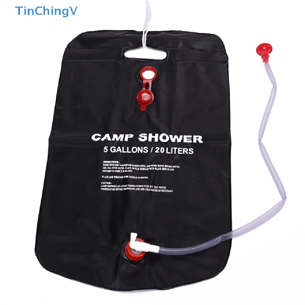 Túi Đựng Nước 20L Có Vòi Sen Sử Dụng Năng Lượng Mặt Trời Tiện Dụng Khi Đi Cắm Trại