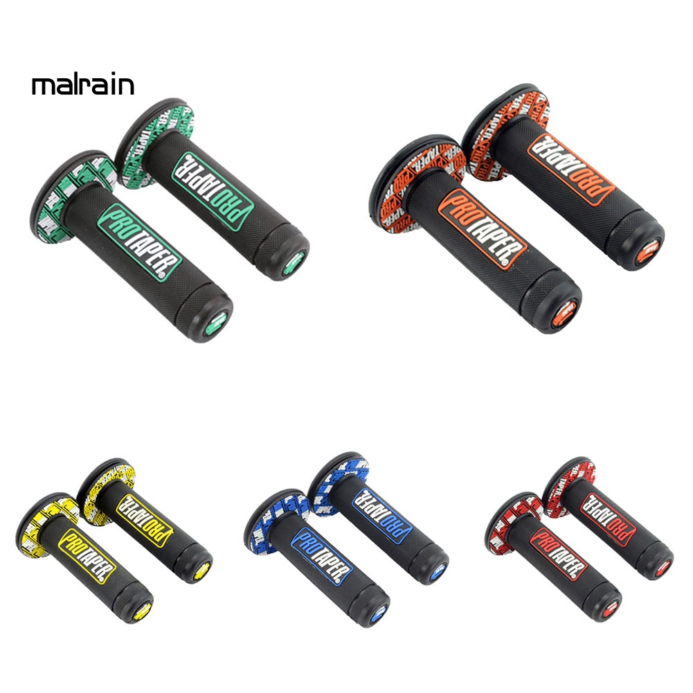 1 Cặp Vỏ Bọc Tay Lái Xe Máy Bằng Cao Su 7 / 8 Inch 22mm