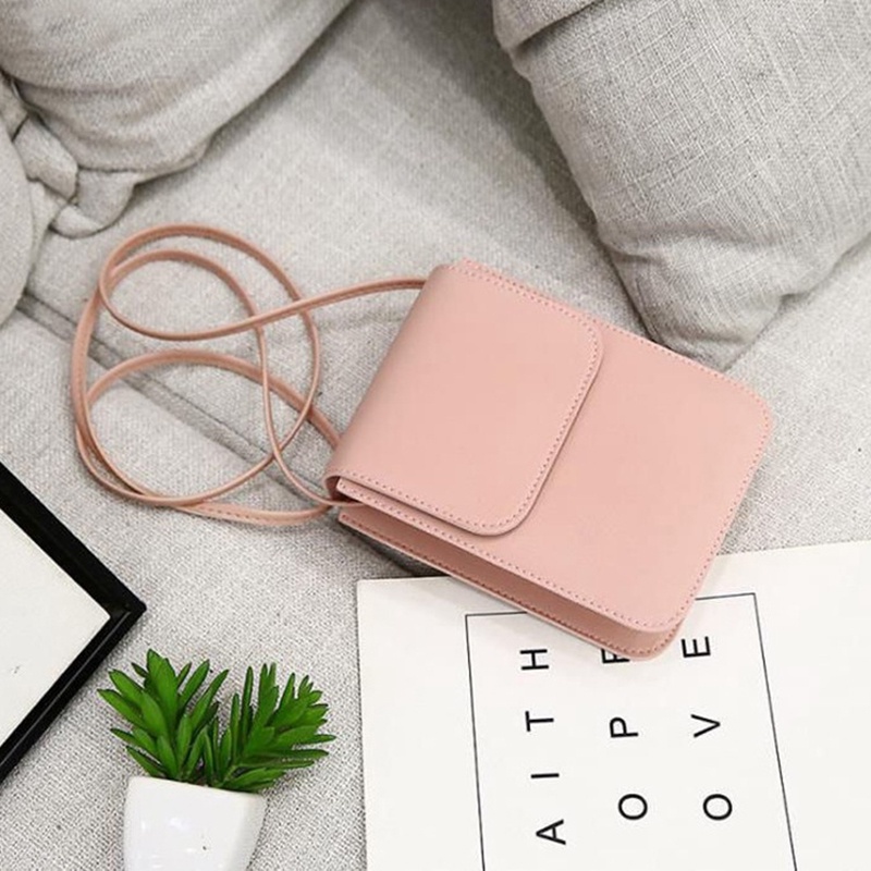 Túi đeo chéo mini IELGY dáng vuông sang trọng đựng điện thoại thời trang dành cho nữ