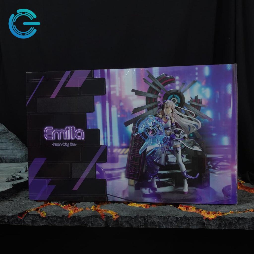 Mô hình Shibuya Scramble Figure Emilia Neon City Ver dòng Re Zero 1/7 scale figure nguồn Nhật RZAS03