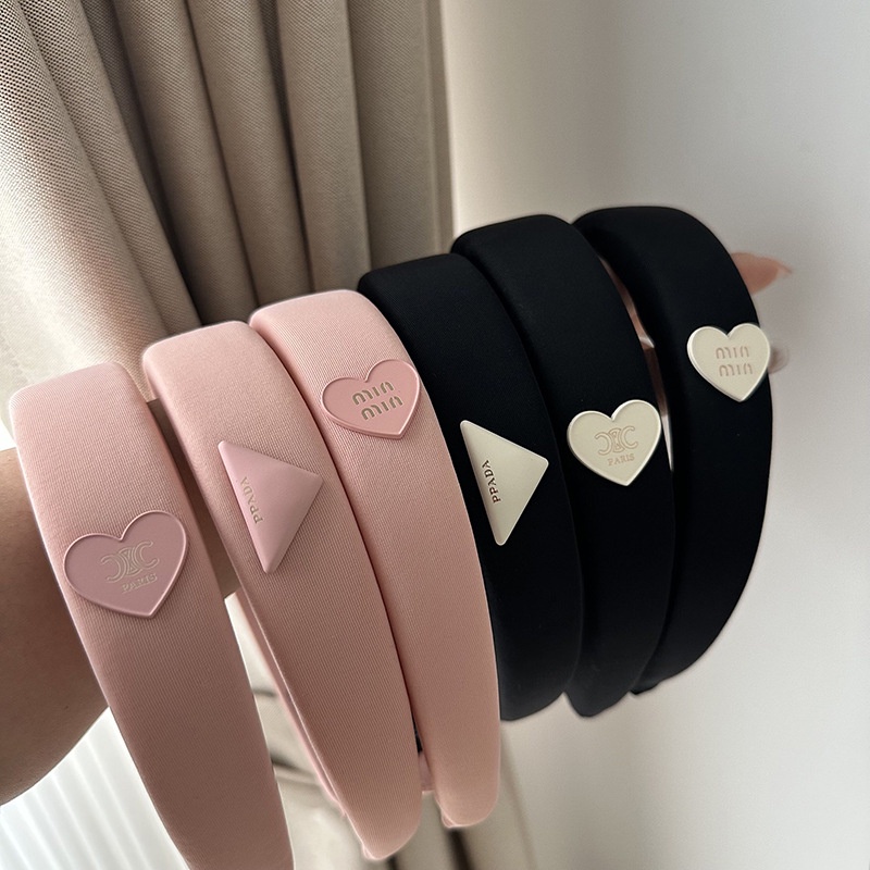 Băng Đô Cài Tóc Hình Đầu Lâu Màu Đen / Hồng Dễ Phối Đồ Thời Trang Cho Nữ