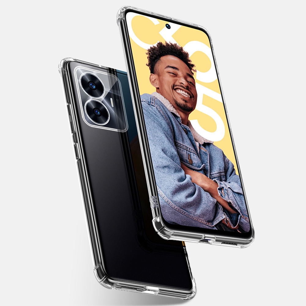 Trong Suốt Ốp Điện Thoại Silicon Chống Sốc Cho realme c55 c 55 5g RMX3710 6.72 "realmec55 5g