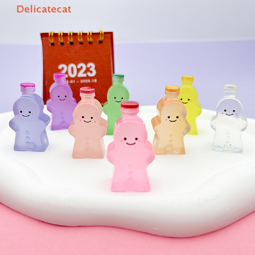 Bộ 2 Mô Hình Bánh Gừng Hoạt Hình Bằng Nhựa Resin Phát Sáng Dễ Thương Dùng Trang Trí