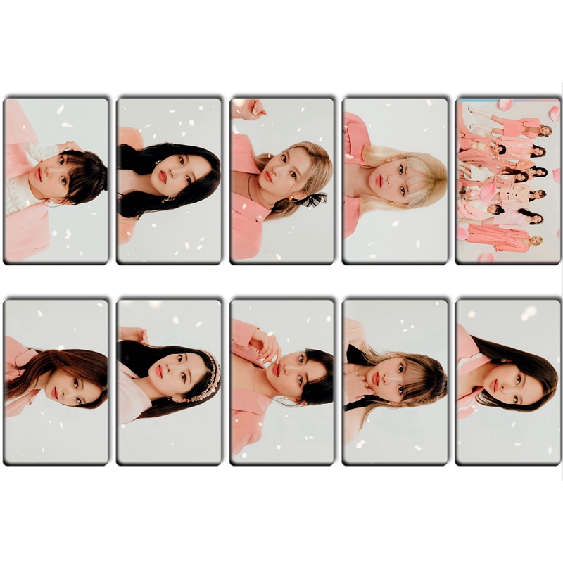 Bộ 10 Thẻ Dán Hình Nhóm Nhạc TWICE 4th BEST ALBUM TWICE4 &gt; Diy