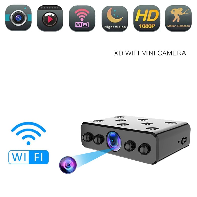 Camera Mini P2P / AP Wifi 4K HD Phát Hiện Chuyển Động Ban Đêm