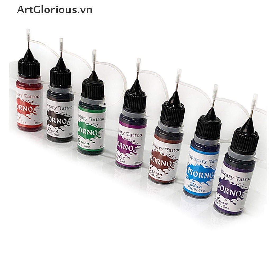 Lọ Mực Xăm Bán Vĩnh Viễn Tự Nhiên 10Ml