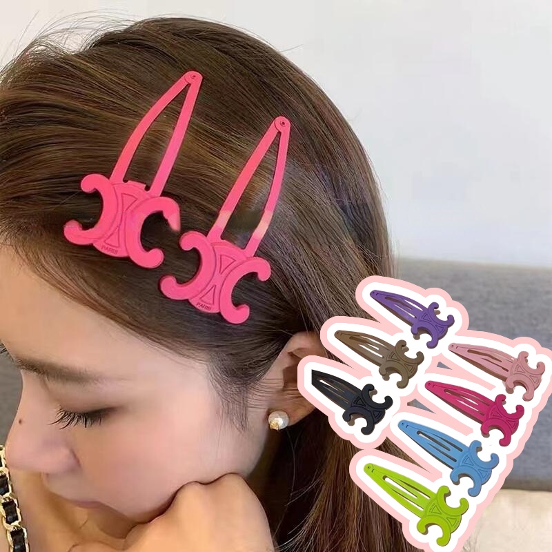 Kẹp Tóc Bb Bằng Hợp Kim Thiết Kế Đơn Giản Thời Trang