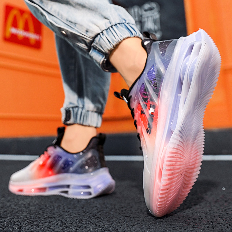 Giày Thể Thao Chạy Bộ Dạng Lưới Thoải Mái Hợp Thời Trang Cho Nam