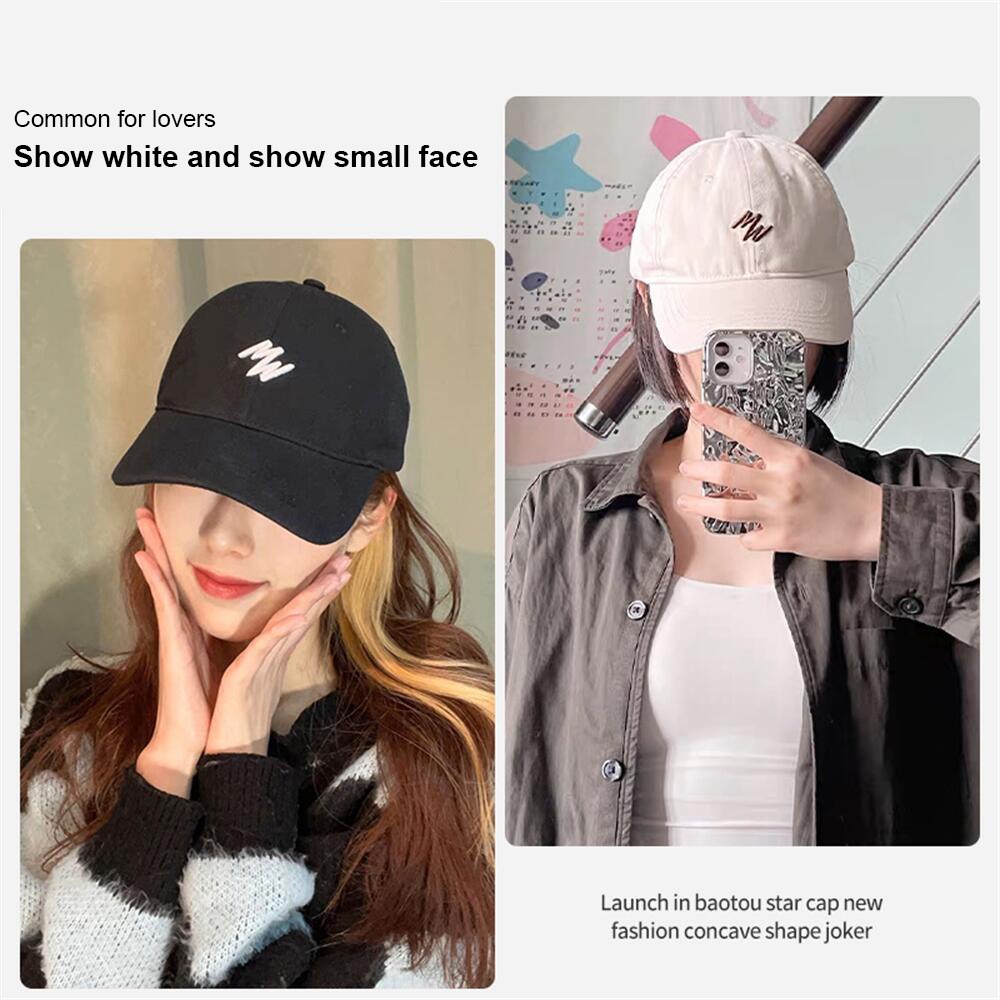 Mũ Lưỡi Trai Có Thể Điều Chỉnh Mũ Bóng Chày Thêu Đơn Giản Dễ Phối Cho Cả Nam Và Nữ Bằng Cotton Chải