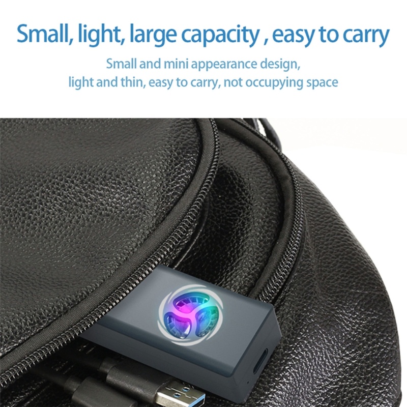 Vỏ Ổ Cứng Ngoài M.2 NVME Hỗ Trợ 20GB USB3.2 Gen2X2 Tốc Độ Cao Tích Hợp Quạt Tản Nhiệt RGB Cho Notebook Dr