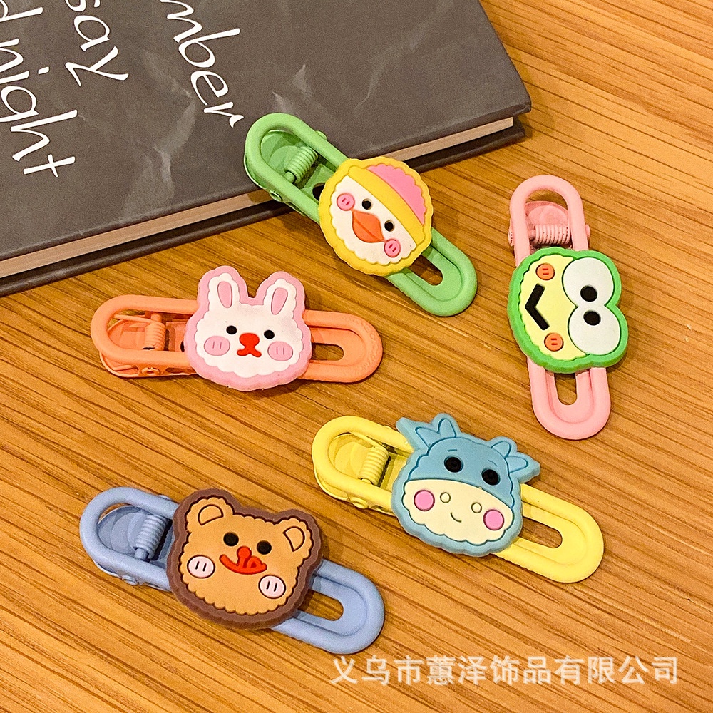 Kẹp Tóc Hình Mỏ Vịt Hoạt Hình Dễ Thương Cho Bé Gái