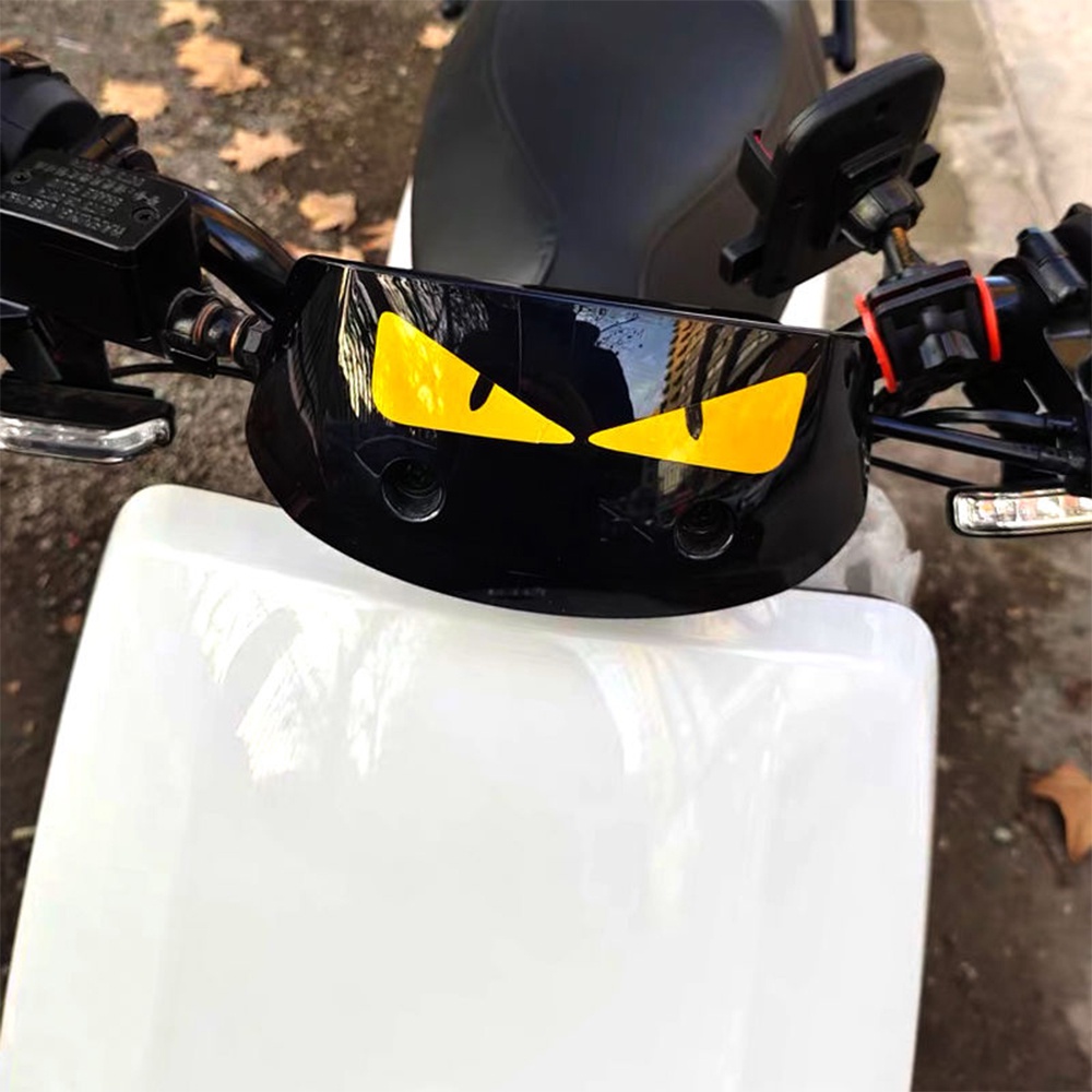 Đề Can Phản Quang Chống Thấm Nước Hình Đôi Mắt Quỷ Độc Đáo Trang Trí Xe Hơi / Xe Máy