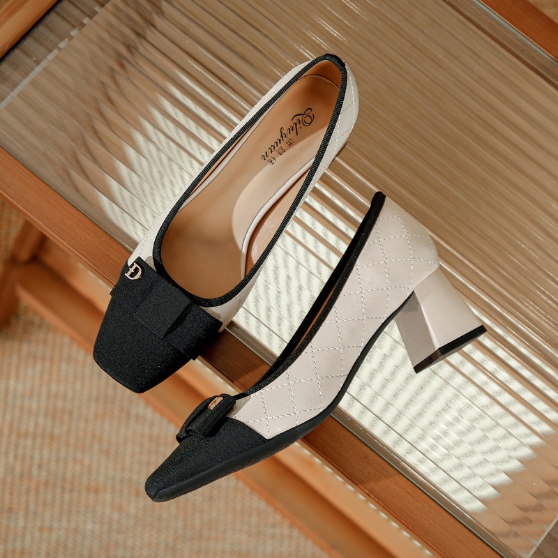 Giày Cao Gót Mũi Vuông Thiết Kế Mới Thời Trang Dành Cho Năm 2023