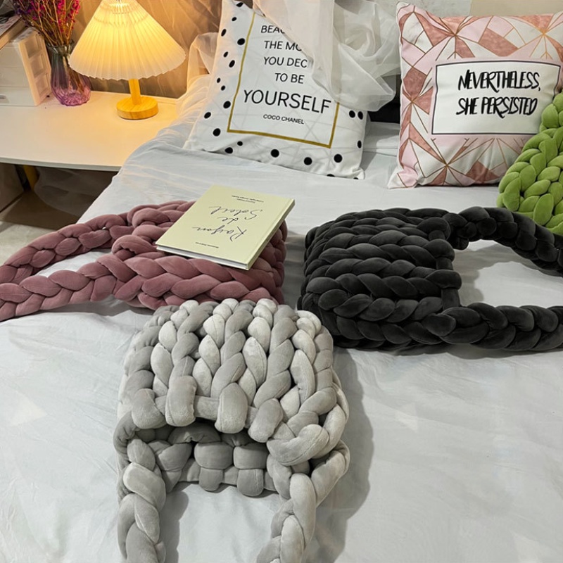 250 / 500G lõi bông sợi thô siêu thô len Iceland nhung lõi bông sợi thô 2,5cm dệt tay